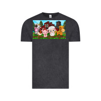 Vintage Black cute farm animals Vintage Tee - TumblerDesignByShophia