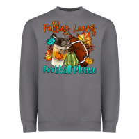 Storm Falling Leaves Football Please Heavyweight Sweatshirt - LillyAllenDesigns