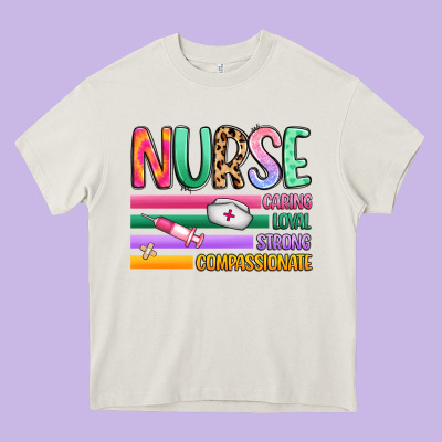 Nurse Heavy Core Tee Designed By Artiststas