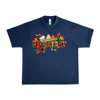 Navy cinco de mayo secretary Urban Heavy Tee - CowGirlArtShop