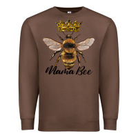 Chestnut mama bee with crown Premium Sweatshirt - Artiststas