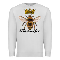 Dove Grey mama bee with crown Premium Sweatshirt - Artiststas