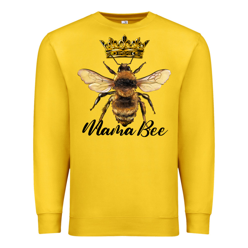 Mama Bee With Crown Premium Sweatshirt by Artiststas | Teevron