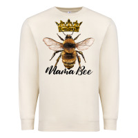 Sandshell mama bee with crown Premium Sweatshirt - Artiststas