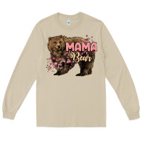 Mushroom Mama bear mother's day Long Sleeve Tee - HowdyJamesFarm