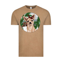 Vintage Coffee Chihuahua And Farm Vintage Tee - RanaPortraitStore