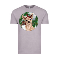 Vintage Zinc Chihuahua And Farm Vintage Tee - RanaPortraitStore