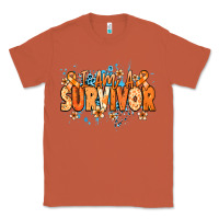 Copper I am a survivor orange ribbon Kidney Cancer Classic Tee - NancyCooperArtShop