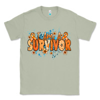 Matcha I am a survivor orange ribbon Kidney Cancer Classic Tee - NancyCooperArtShop