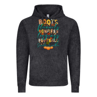 Vintage Black boots flannels bonfires football Vintage Hoodie - CowGirlArtShop