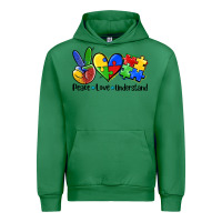 Emerald peace love  cure Urban Hoodie - AdoDesignShop