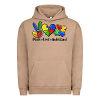 Pigment Burro peace love  cure Urban Hoodie - AdoDesignShop