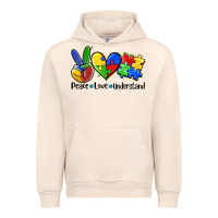 Sandshell peace love  cure Urban Hoodie - AdoDesignShop