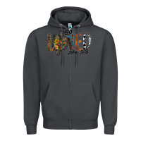 Smoke so loved jhon 3.16 Zipper Hoodie - SublimationCraftShop