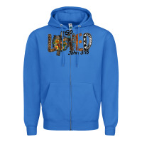 True Royal so loved jhon 3.16 Zipper Hoodie - SublimationCraftShop
