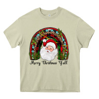 Mossy merry christmas y'all rainbow Heavy Core Tee - JahusDesignShop