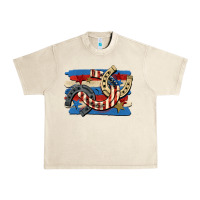 Sandshell 4th of july horseshoe Urban Heavy Tee - CowGirlArtShop