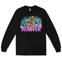 Black Egg hunter Easter Day Long Sleeve Tee - CowGirlArtShop