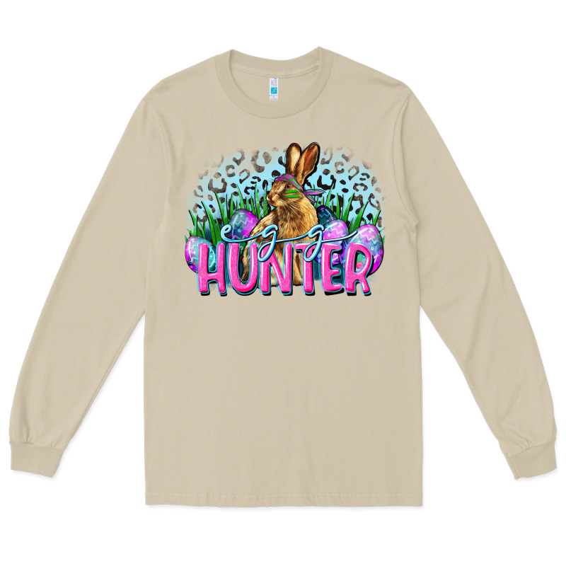 Egg Hunter Easter Day Long Sleeve Tee by CowGirlArtShop | Teevron