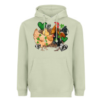 Matcha st patricks day coop animals Heavyweight Hoodie - Artiststas