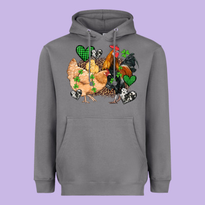 St Patricks Day Coop Animals Heavyweight Hoodie Designed By Artiststas