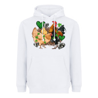 White st patricks day coop animals Heavyweight Hoodie - Artiststas