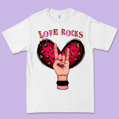 Love Rocks Premium Tee Designed By Bettercallsaul