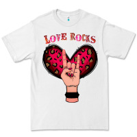 White Love Rocks Premium Tee - Bettercallsaul