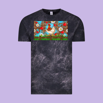 Cute Chicken Vintage Tee Designed By Tumblerdesignbyshophia