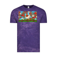 Cloud Purple cute chicken Vintage Tee - TumblerDesignByShophia