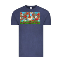Vintage Denim cute chicken Vintage Tee - TumblerDesignByShophia