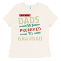 Bone Only Great Dads Get Promoted To Grandad Ladies Tee - Bettercallsaul