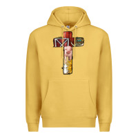 Antique Gold farm life alphabet lowercase letters t Premium Hoodie - BundleAndBundleShop
