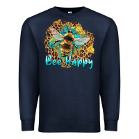 Navy bee happy Premium Sweatshirt - Artiststas