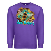Purple bee happy Premium Sweatshirt - Artiststas
