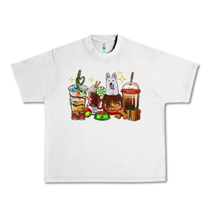 Christmas Coffee Cups With White Shepherd Urban Heavy Tee by RanaPortraitStore | Teevron
