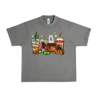 Tornado Christmas coffee cups with White Shepherd Urban Heavy Tee - RanaPortraitStore