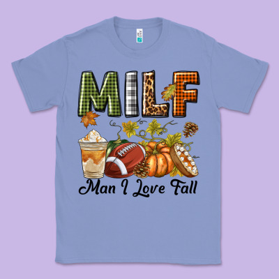 Milf Man I Love Fall Classic Tee Designed By Texasbilliewilder