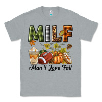 Heather Grey Milf Man I Love Fall Classic Tee - texasbilliewilder