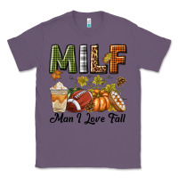 Lavender Milf Man I Love Fall Classic Tee - texasbilliewilder