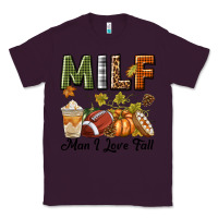 Plum Milf Man I Love Fall Classic Tee - texasbilliewilder