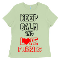 Matcha Keep Calm And Love Furries Ladies Tee - Bettercallsaul