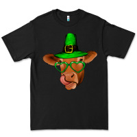 Black St Patricks Day Cow Premium Tee - Bettercallsaul