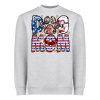 American Dog Mom Heavyweight Sweatshirt | Teevron