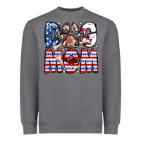 Storm American Dog Mom Heavyweight Sweatshirt - CowhideDigitalArt