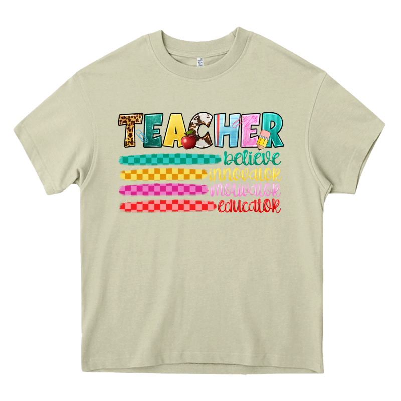 Teacher Believe Heavy Core Tee by Artiststas | Teevron