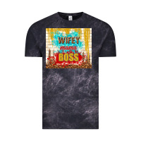 Cloud Black wifey mama boss Vintage Tee - TumblerDesignByShophia