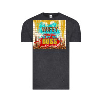 Vintage Black wifey mama boss Vintage Tee - TumblerDesignByShophia