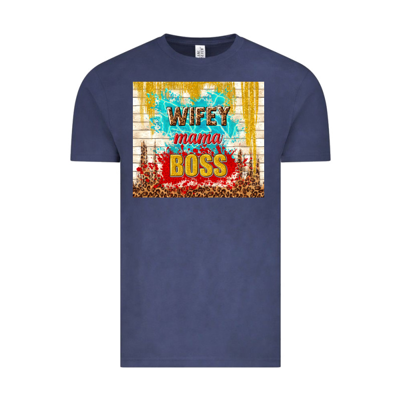 Wifey Mama Boss Vintage Tee by TumblerDesignByShophia | Teevron