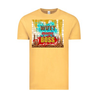 Vintage Mustard wifey mama boss Vintage Tee - TumblerDesignByShophia